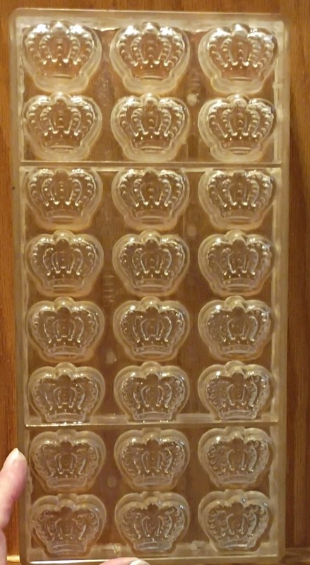 Polycarbonate Crown & Nuts Chocolate Bon Bon Molds Set Of 3 gallery