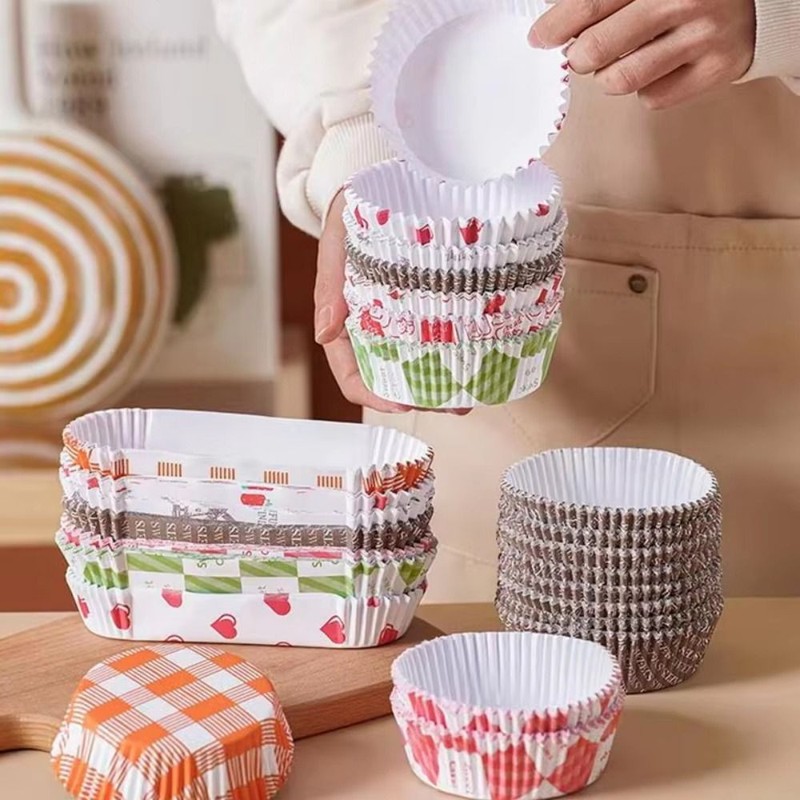 200Pcs Cupcake Liner Disposable Baking Cups Muffin Liner Chocolate Candy Mold US gallery