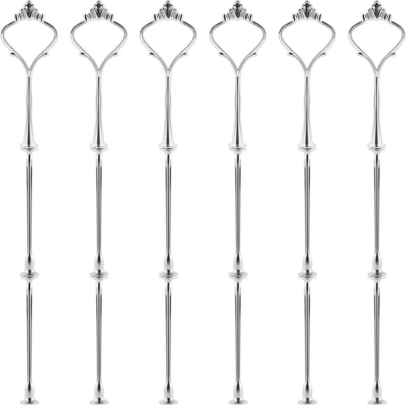3 Tier Cake Stand Hardware Tiered Tray Hardware, 6 Sets Cake Stand Fittings Hard gallery