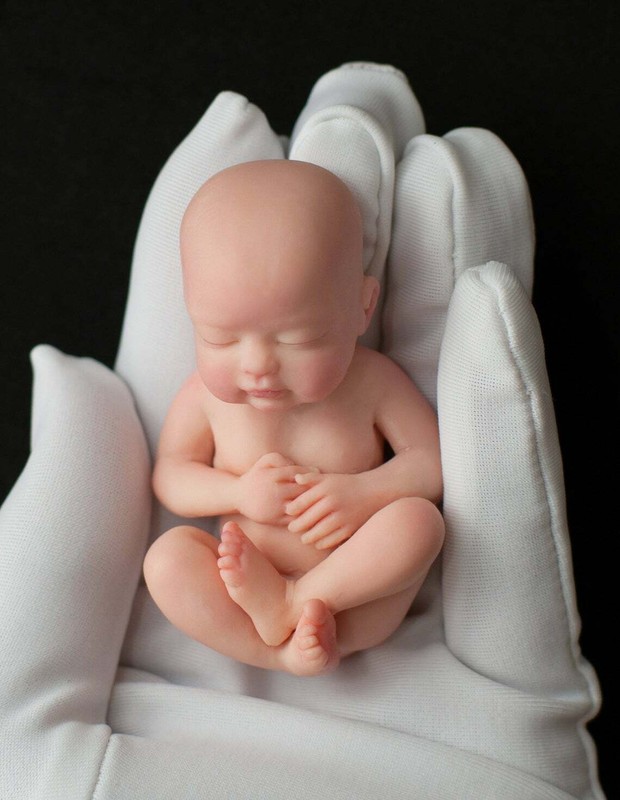 Sugarcraft Molds Polymer Clay Cake Decorating AsbaikArt 3D BABY silicone MOLD 05