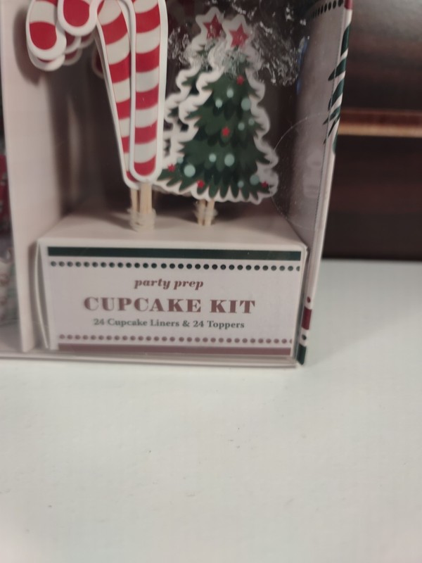 CORE Cupcake Kit 24 Liners 24 Toppers Christmas Holiday Whimsical Decorate Theme gallery
