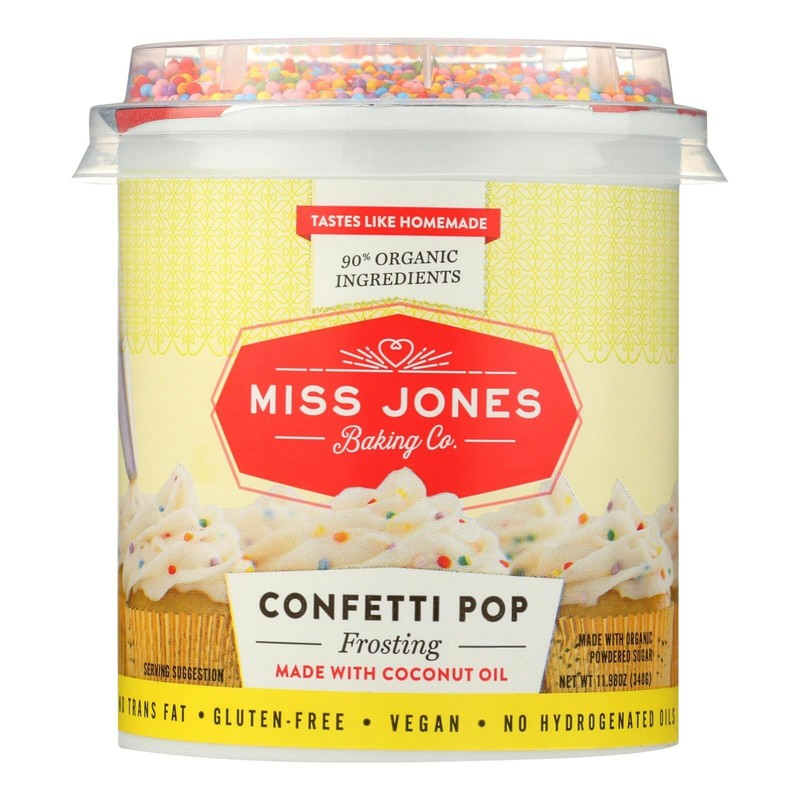 Miss Jones Baking Co Organic Frosting Confetti Pop