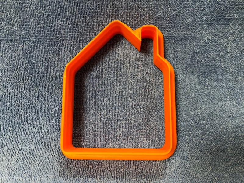 Christmas Gingerbread House Cookie Cutter 3d Printed gallery