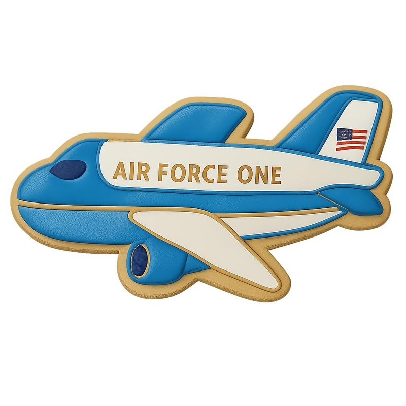 Air Force One Jet Cookie Cutter – 4×2.5″ Premium Kitchen Baking Tool