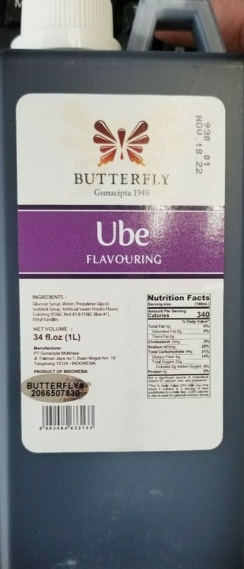UBE Purple Yam Flavoring (2 Liter = 2000 ml.) -NEW EXPIRE DATE (2025) Or better