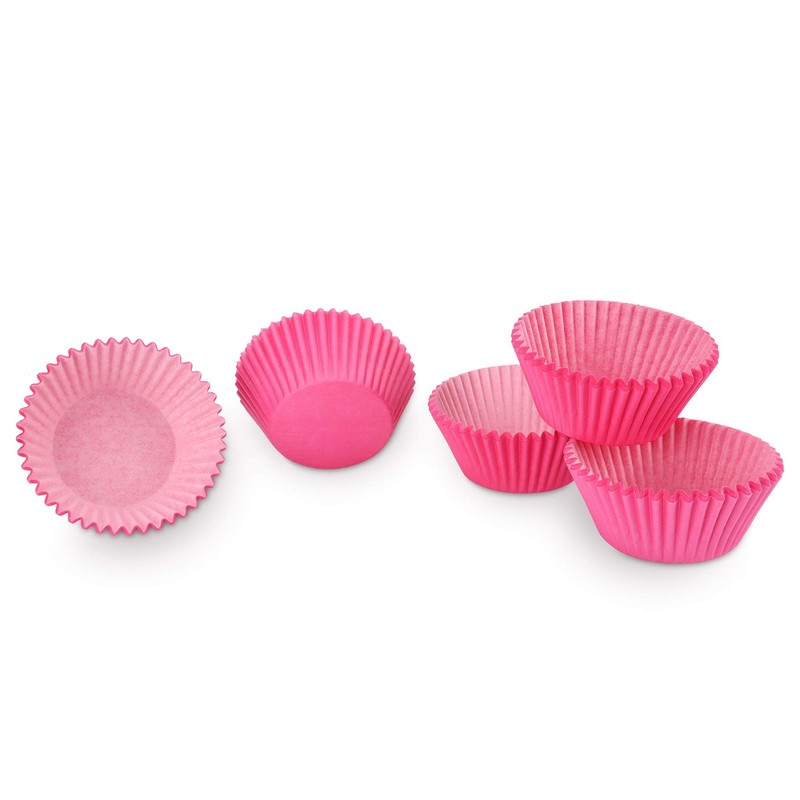 100 PCS Pink Paper Cupcake Liners Wrappers Nonstick Muffin Baking Cups gallery