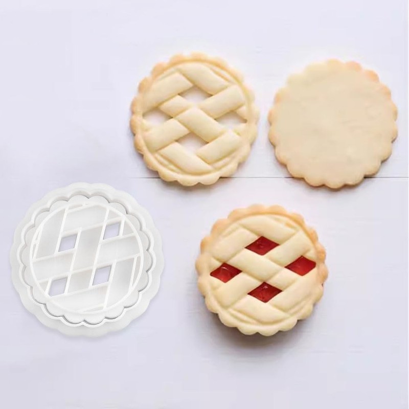 3D Jam Sandwich Cookie Cutter Set Small Cookie Cutters for Kids Jam Biscuit Cutt gallery