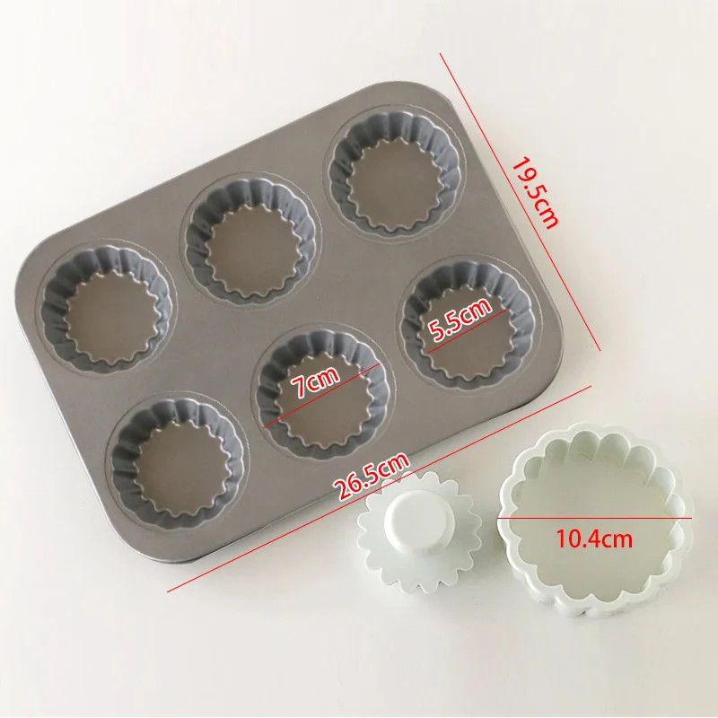 Carbon Steel Flower Lace Bakeware Mold Mini Cupcake Biscuit Mold Cookie Fruit... gallery