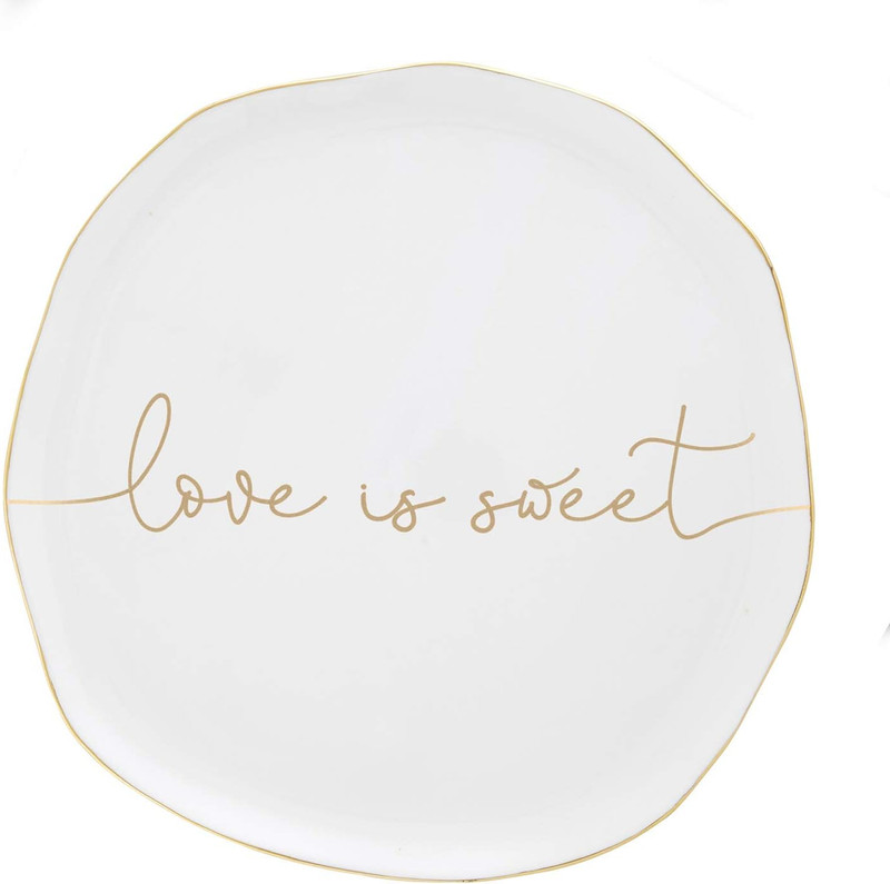 Love Is Sweet Ceramic Wedding Cake Stand - 11.5" Diameter, Santa Barbara Design gallery