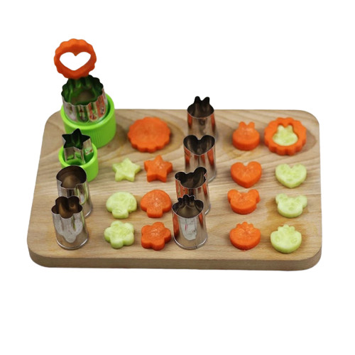 8pcs Stainless Steel Vegetable Fruit Cutter Mold Flowers Cartoon Cake Biscuit gallery