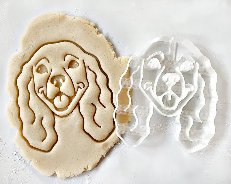Cocker Spaniel Cookie Cutter, Dog Portrait Gift For Cocker Spaniel Dog Owner