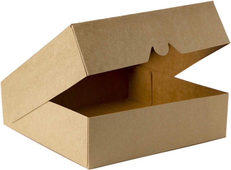 Bulk 12 Pack 10x10in Kraft Bakery Boxes with PVC Windows for All Baked Goods gallery