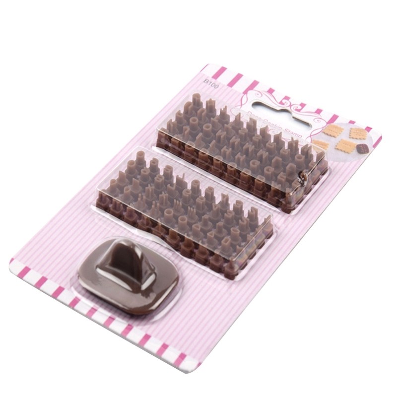 Biscuit Stamps Letter Number Shape Eco-Friendly Baking Accessories Cookie Stamps gallery