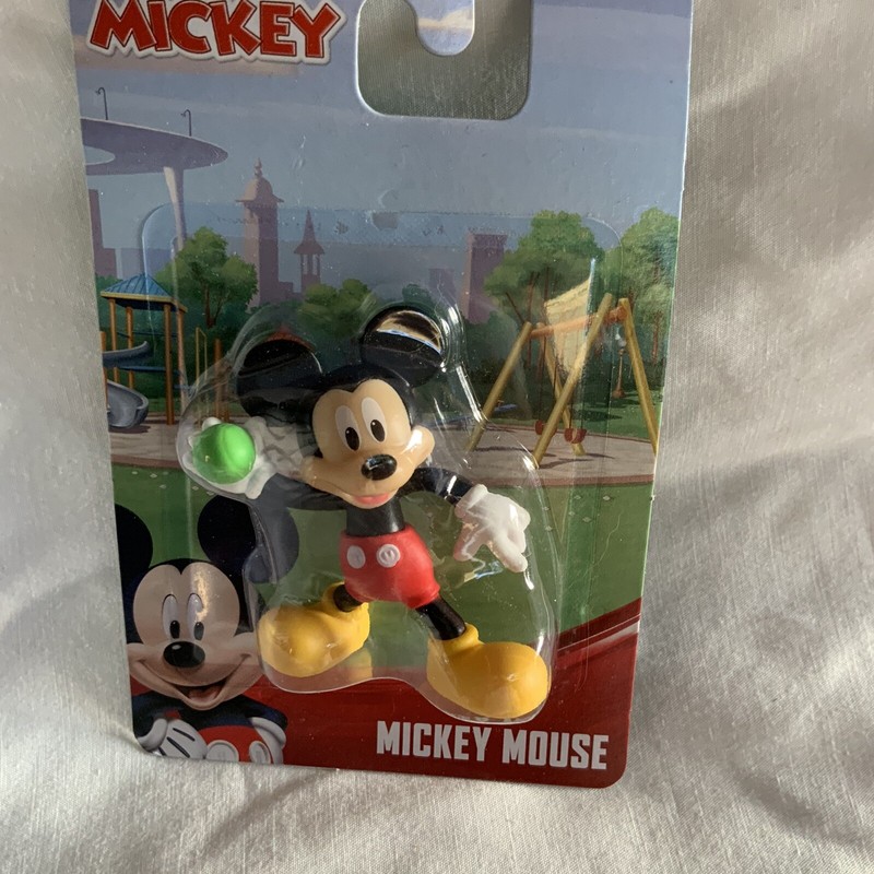Cake Topper Mickey Mouse Baseball Park Mini Figure Disney Toy