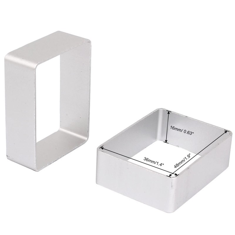 Cookie Cookie Cake Oven Aluminum Rectangle DIY Cutting Mold 10x gallery