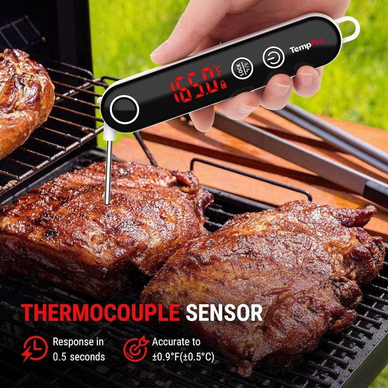 TP18 Instant Read Meat Thermometer Digital with Thermocouple Sensor, Cooking ... gallery