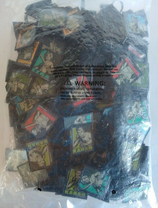DecoPac Star Wars Rebels Regiment Rings Plastic Cake/Cupcake Toppers (144) 18422