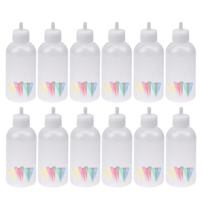 12 Sets Mini Ketchup Bottles Squeeze for Liquids Condiment Spray gallery