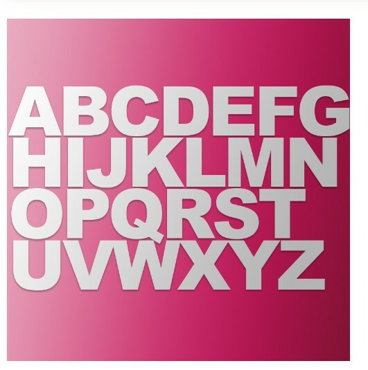 CAKE ALPHABET LETTERS CAKE ACCESSORIES PASTRY DECORATION NAME GIFT