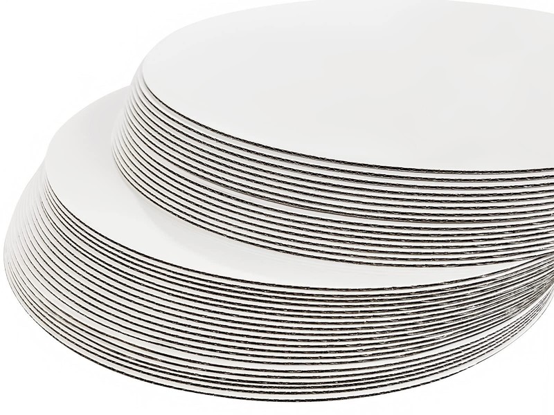 ONEMORE 30-Pack White Cake Board Rounds,Circle Cardboard Base Boards, 8, 10 a... gallery