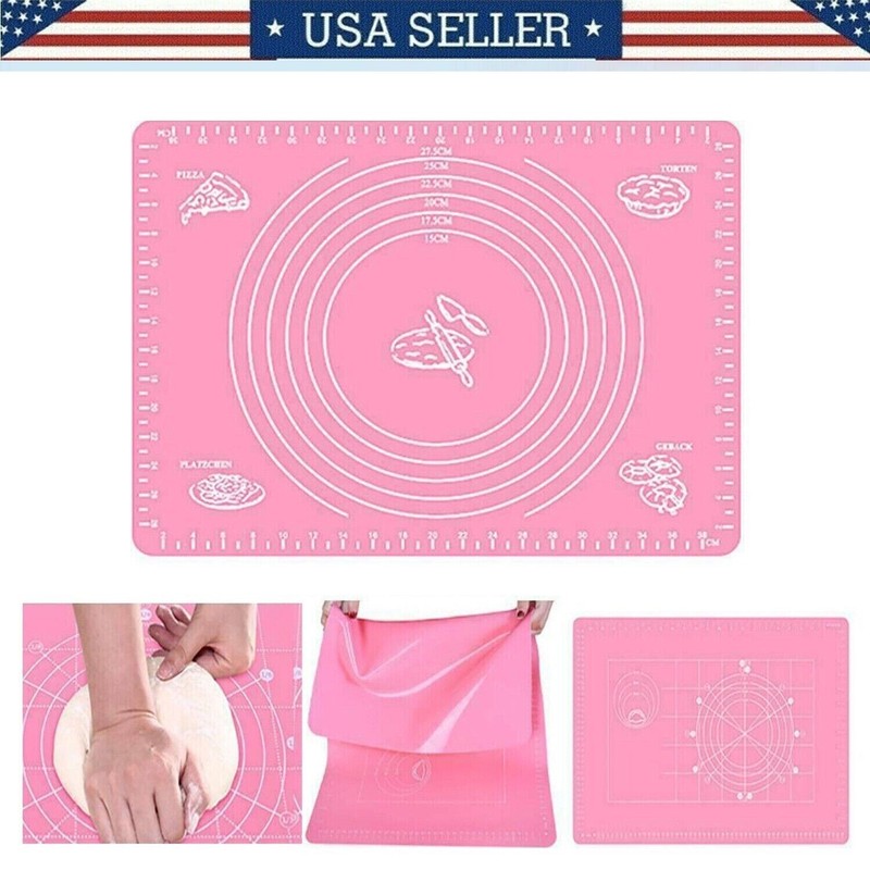 Stretchable Cooking Mat Fondant Rolling Non Stick Pad Baking For Kitchen Tool