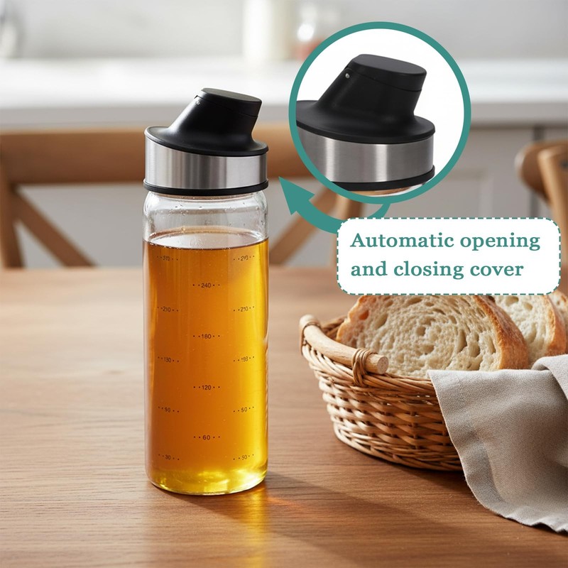 2 Pcs Honey Jar Dispenser,Glass Honey Container No Drip,Coffee Maple Syrup Cr... gallery