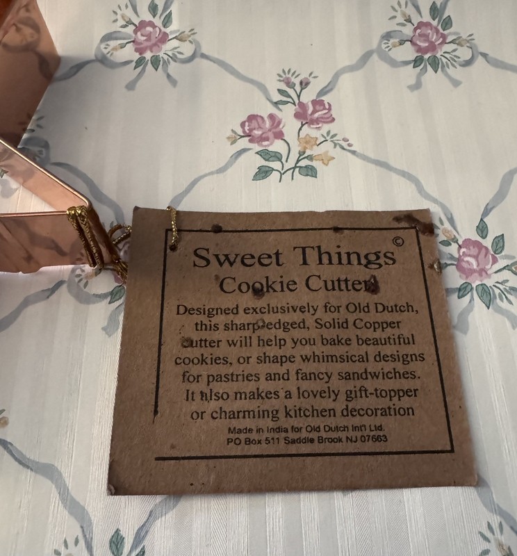 Sweet Things 4” Copper Star Cookie Cutter Pastry Baking Tool gallery
