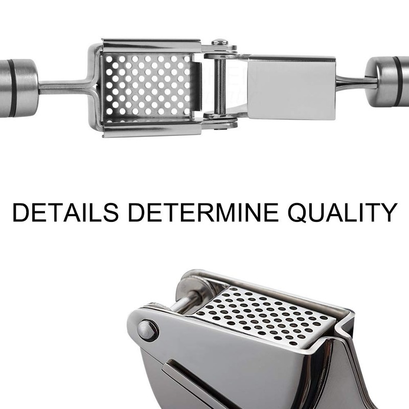 Sunkuka Premium Garlic Press Set - Large Capacity Stainless Steel gallery