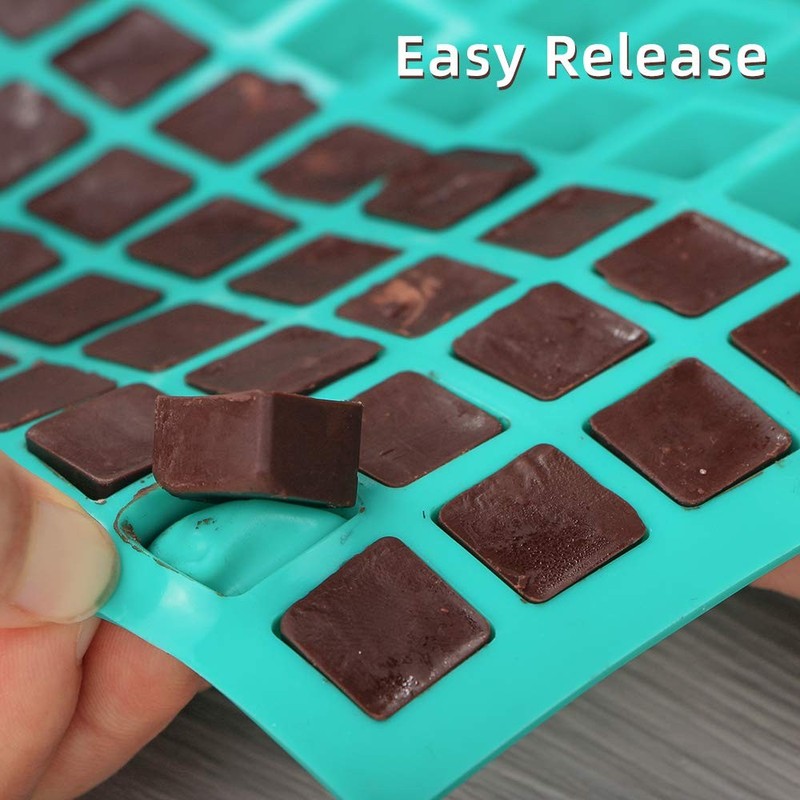 Silicone Chocolate Mold Square Candy Gummy Ice Cube Mold 126 Cavity gallery