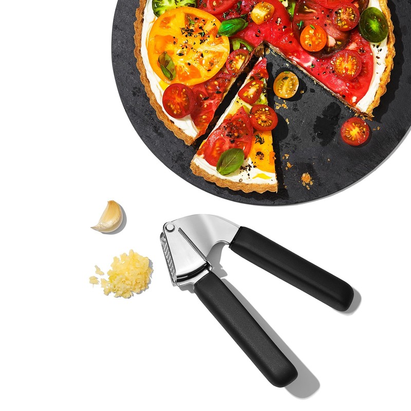 OXO Good Grips Stainless Steel Garlic Press One Size, Black gallery