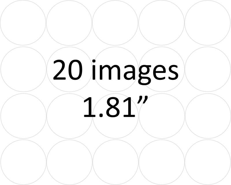 Sugar paper ( Baby shower girl ) 20 images 1.81 inches Round. gallery