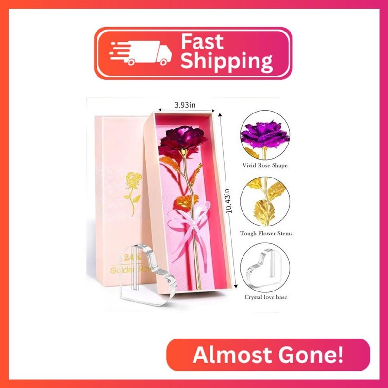 Mothers Day Mom Gifts for Women Grandma, Artificial Forever Birthday Flowers Gal gallery