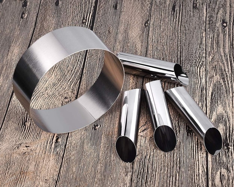Cannoli Tubes Kit 12 Pieces Stainless Steel Canolli Shell Molds with Cake Rin... gallery