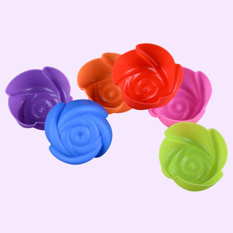 12PCS Silicone Cake Decorating Cupcake Muffin Cup Cupcake Baking Tool Baking gallery