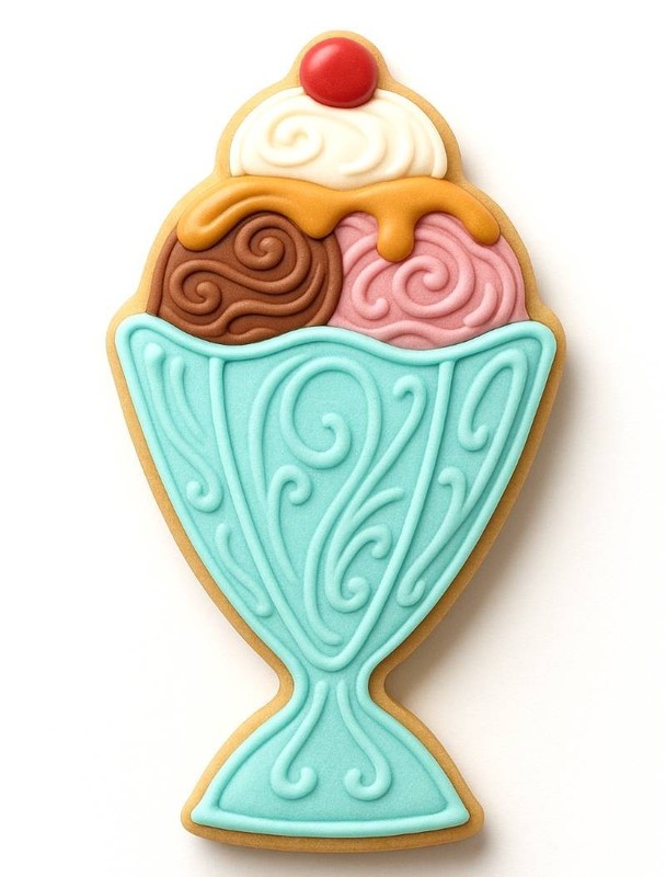 8 Piece 1950's Cookie Cutter Set - 50's Diner Drive In Metal Malt Shop gallery