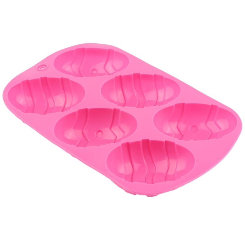 2 PCS 6 Cavity Easter Silicone Candy Molds Egg Chocolate Cupcake Decorating gallery