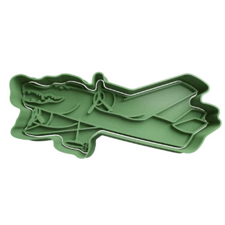 Bombardino Crocodilo Meme Brainrot Cookie Cutter