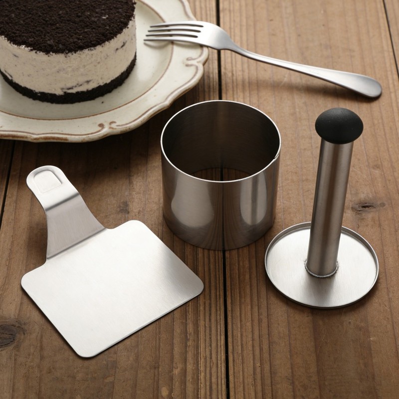 1 Set Stainless Steel Cake Ring Mold - Reusable Nonstick Baking Pastry Form gallery