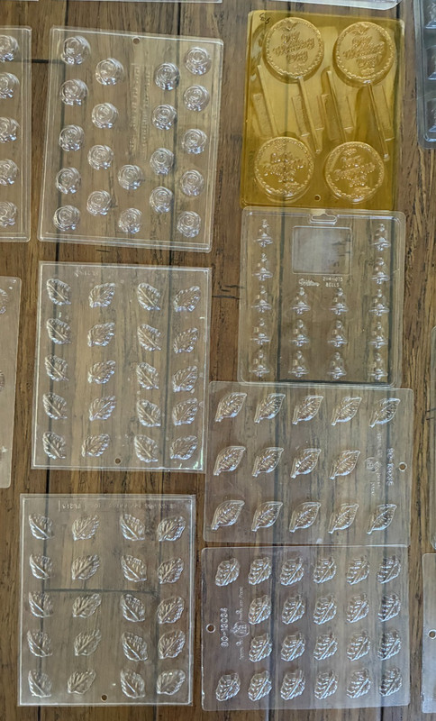 Lot of 39 Vintage Candy Chocolate Molds Assorted Themes Wilton Apollo Creations gallery