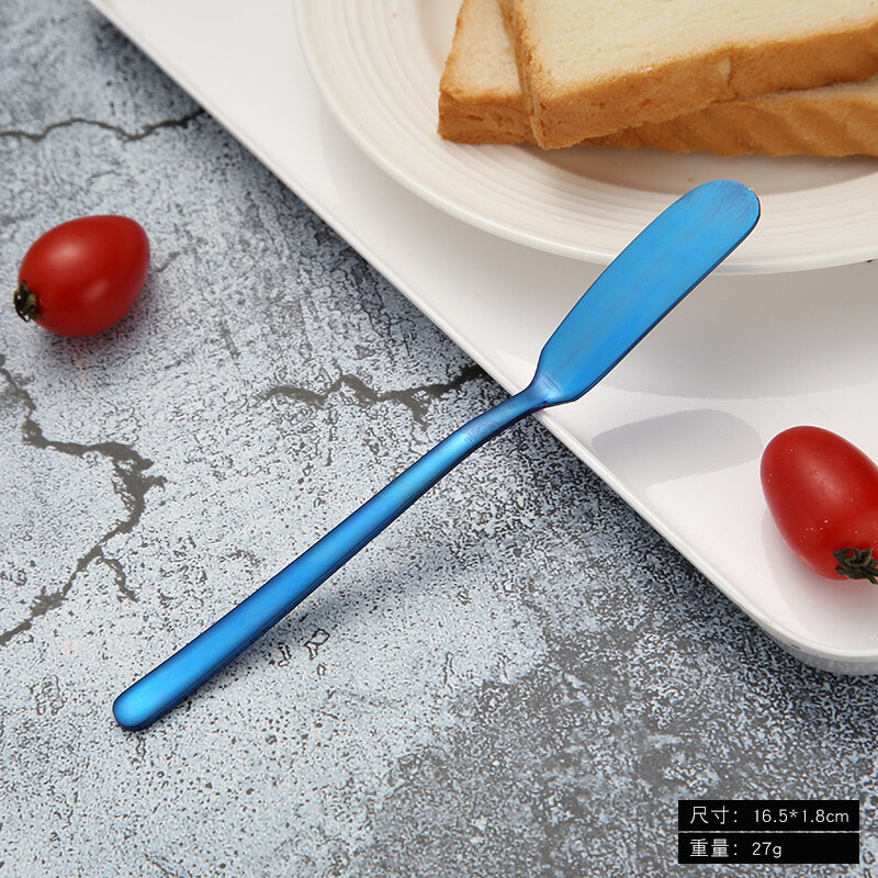 304 Steel Handle Scraper Tableware Butter Knife Western Korean Style Cream gallery