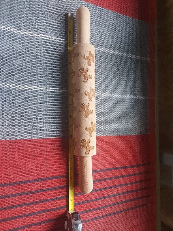 Ciroa Christmas Gingerbread Man Rolling Pin The Farmhouse Rachel Ashwell gallery