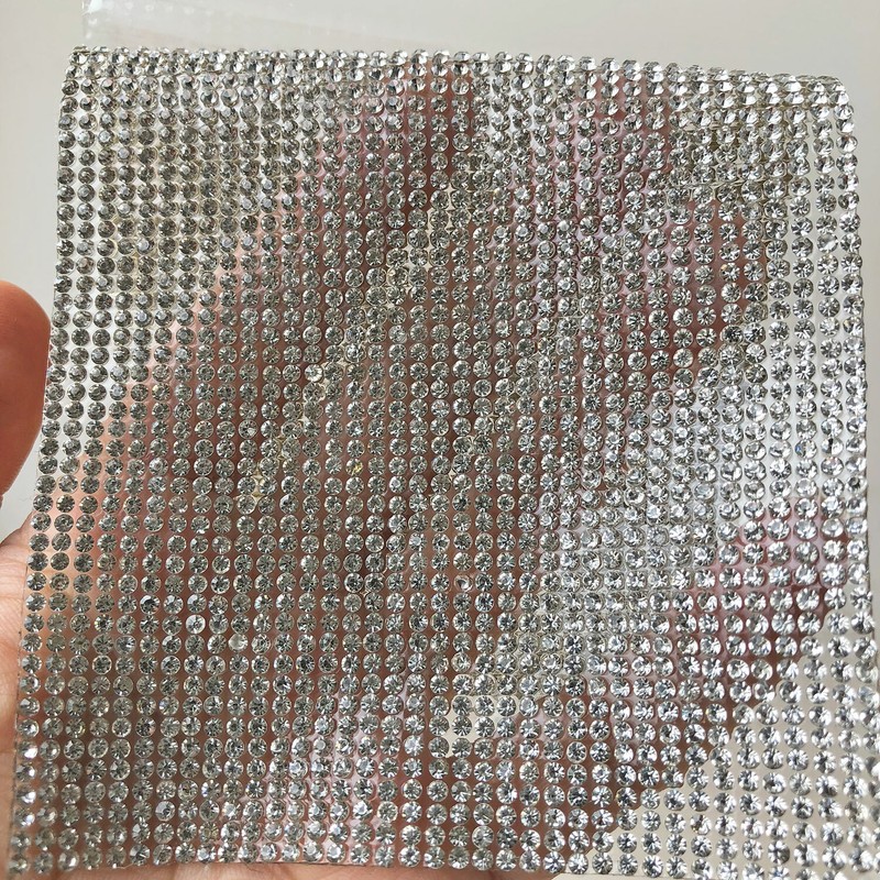 Rhinestone Bling Wedding Mesh Diamante Wrap Ribbon Cake Card Craft Sparkly Trim gallery