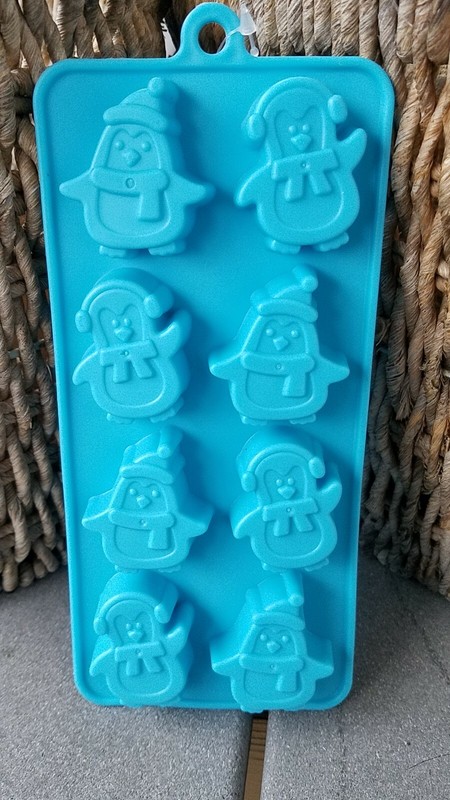 Silicone Mold Chocolate Candy Penguin Bells Ice Cube Candy Soap Candle Wax Melts gallery