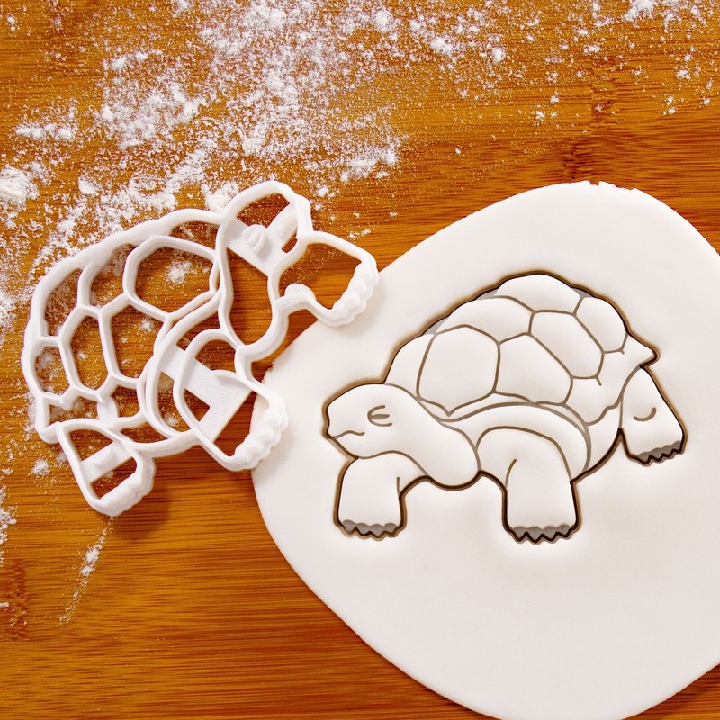 Wise Tortoise Cookie Cutter – wildlife animal conservation nature Galapagos