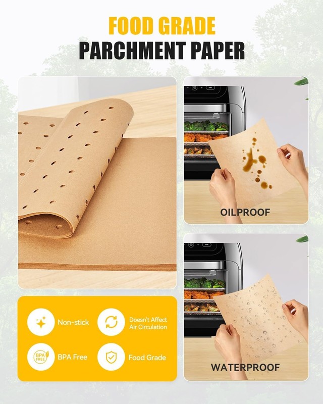 154PCs Paper Liners patible with CHEFMAN Multifunctal Digital Air gallery