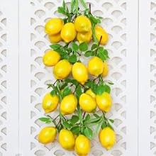 NUOY 2pcs Artificial Lemon es Artificial Fruit Garland Green gallery