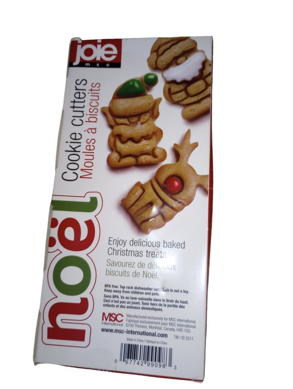 Joie Christmas Cookie Cutters 3pc Set, Plastic (LOC RM-8-2) gallery