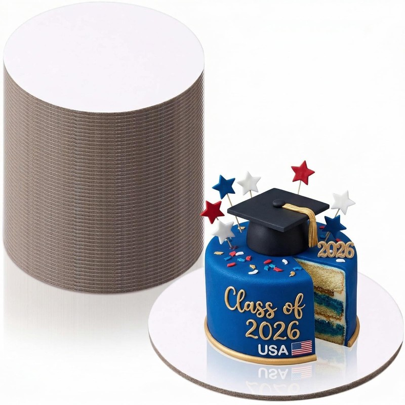 4 Inch Cake Boards Mini Round Cake Stands Dessert Displays Tray Proof Grease …