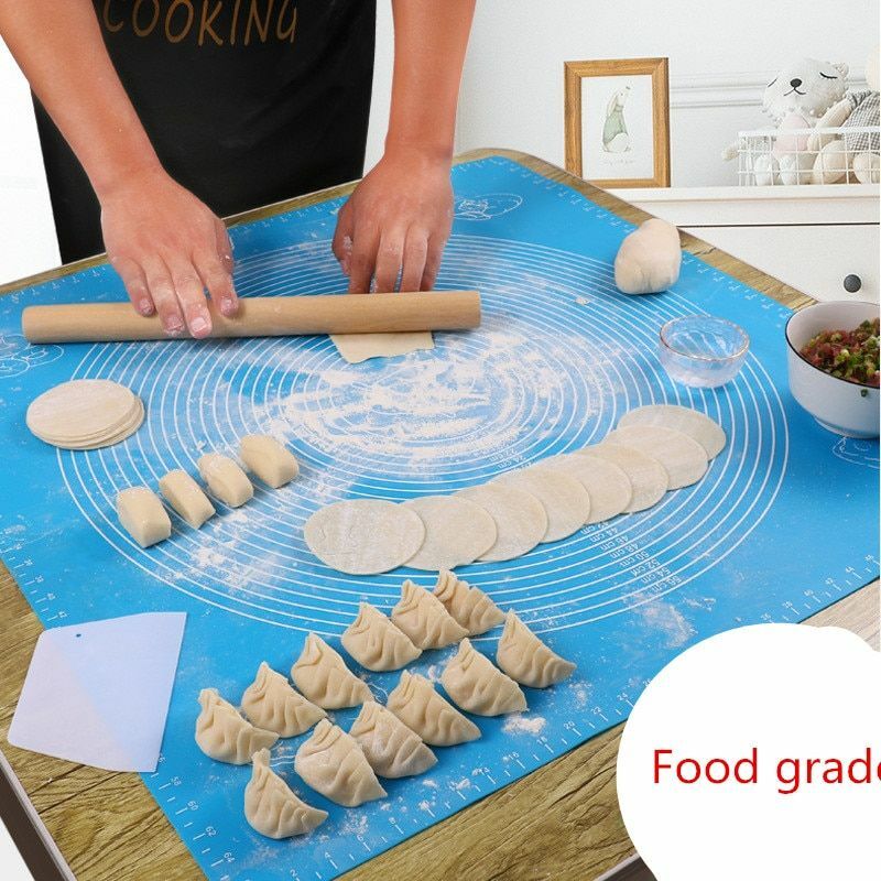 Kitchen Accessories Silicone Baking Mats Sheet Pizza Dough Non-Stick Maker Hold