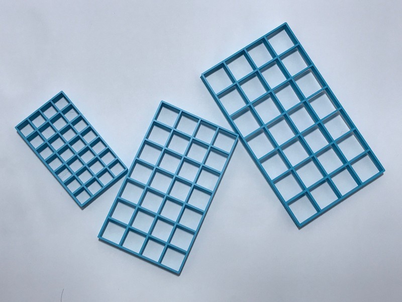 Grid Cutter Multi Square Sharp Edge Cookie Fondant Cutter 1cm 1.5cm 2cm Set Mine gallery